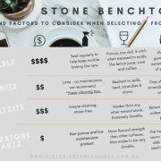 Stone Benchtop Factors Infographic VSG