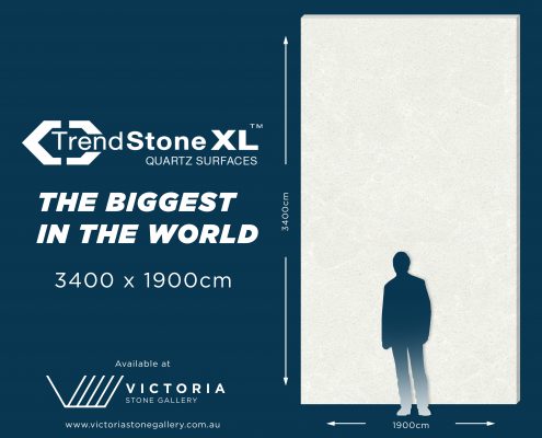 The biggest quartz slabs, Trendstone XL.
